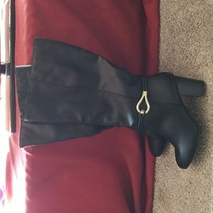 defflex comfort black leather boots